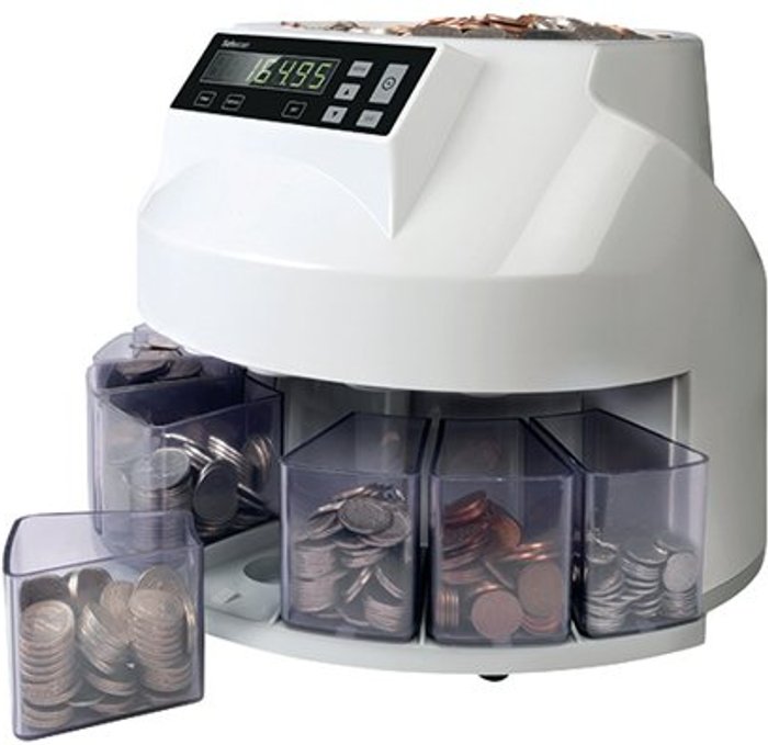 Office Monster | Safescan Safescan Mixed Coin Counter and Sorter Sterling 113-0568 Safescan Safescan Mixed Coin Counter and Sorter Sterling 113-0568