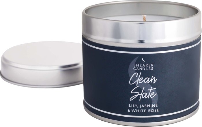 Fragrancedirect | Shearer Candles Shearer Candles Scented Tin Candles Clean Slate 228g Shearer Candles Shearer Candles Scented Tin Candles Clean Slate 228g