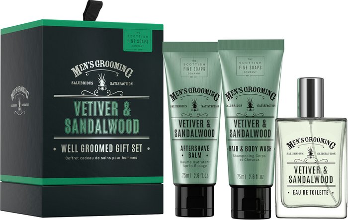 Fragrancedirect | Scottish Fine Soaps Scottish Fine Soaps Gifts & Sets Men's Grooming Vetiver & Sandalwood Eau de Toilette Spray 50ml Gift Set Scottish Fine Soaps Scottish Fine Soaps Gifts & Sets Men's Grooming Vetiver & Sandalwood Eau de Toilette Spray 50ml Gift Set