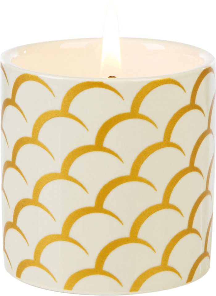 Fragrancedirect | Fired Earth Fired Earth Small Ceramic Candle White Tea & Pomegranate 68g Fired Earth Fired Earth Small Ceramic Candle White Tea & Pomegranate 68g