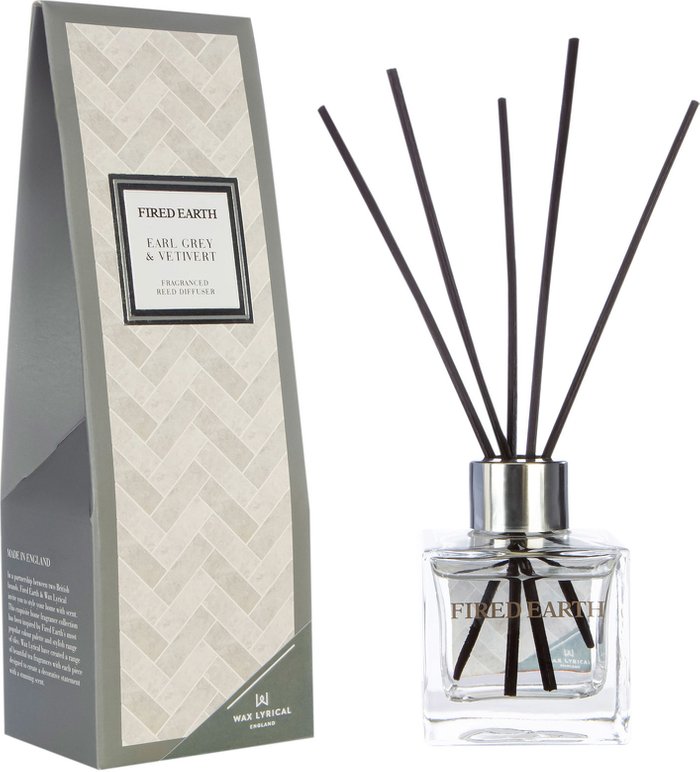 Fragrancedirect | Fired Earth Fired Earth Fragranced Reed Diffuser Earl Grey & Vetivert 100ml Fired Earth Fired Earth Fragranced Reed Diffuser Earl Grey & Vetivert 100ml