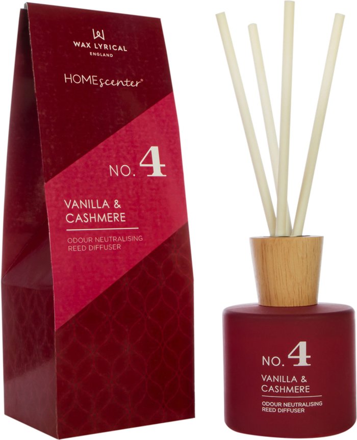 Fragrancedirect | Wax Lyrical Wax Lyrical Homescenter Reed Diffuser Vanilla & Cashmere 180ml Wax Lyrical Wax Lyrical Homescenter Reed Diffuser Vanilla & Cashmere 180ml