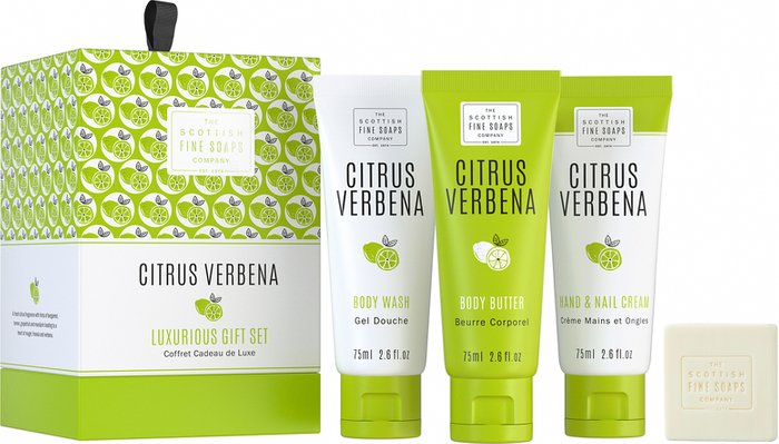 Fragrancedirect | Scottish Fine Soaps Scottish Fine Soaps Citrus Verbena Luxurious Gift Set Scottish Fine Soaps Scottish Fine Soaps Citrus Verbena Luxurious Gift Set