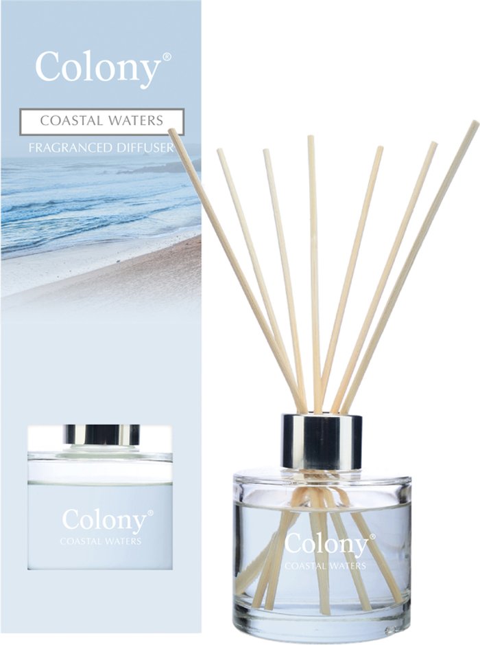 Fragrancedirect | Colony Colony Coastal Waters Diffuser Blue Colony Colony Coastal Waters Diffuser Blue