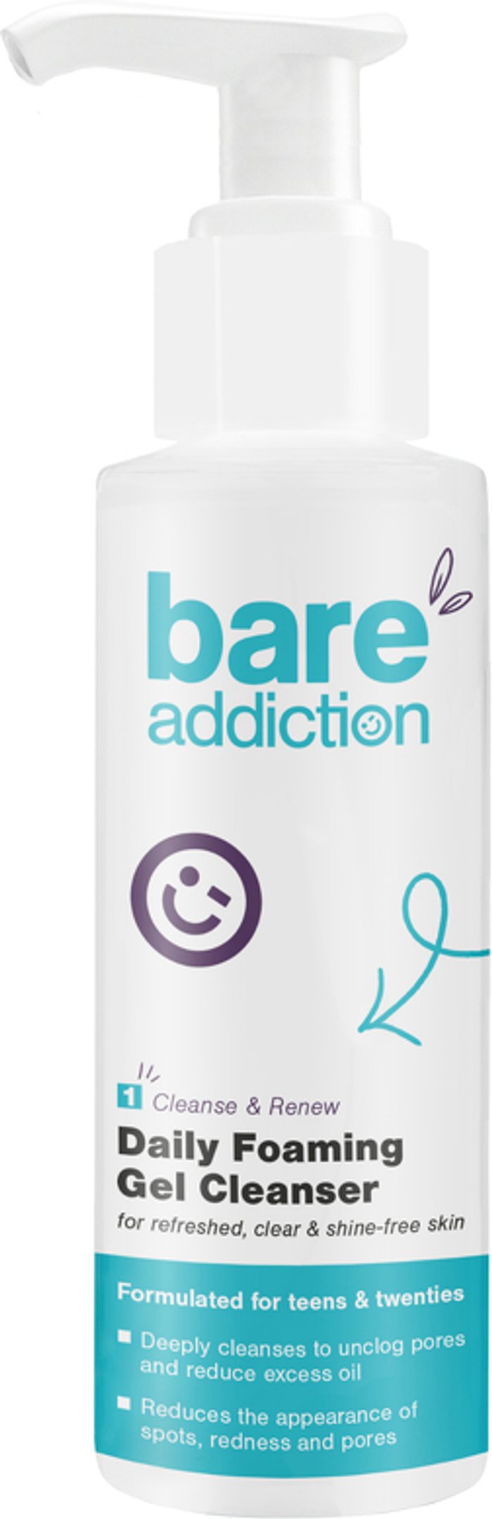 Fragrancedirect | Bare Addiction Bare Addiction Face Daily Foaming Gel Cleanser 150ml Bare Addiction Bare Addiction Face Daily Foaming Gel Cleanser 150ml