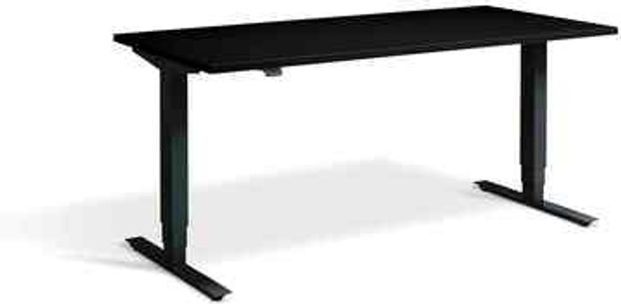 Office Monster | Lavoro Advance Dual Motor Desk 1400 x 800mm / Black / Black Lavoro Advance Dual Motor Desk 1400 x 800mm / Black / Black