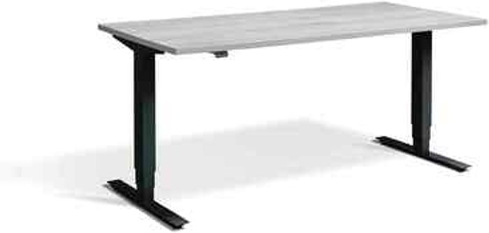 Office Monster | Lavoro Advance Dual Motor Desk 1400 x 700mm / Black / Cascina Pine Lavoro Advance Dual Motor Desk 1400 x 700mm / Black / Cascina Pine