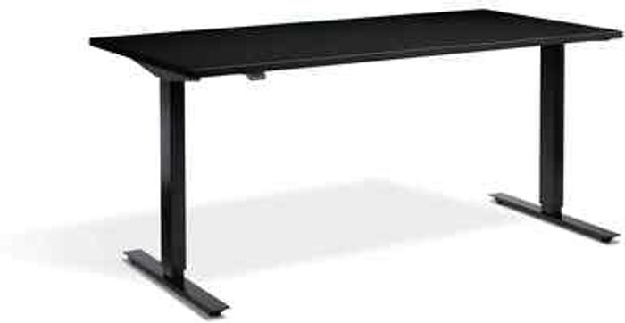 Office Monster | Lavoro Zero Dual Motor Desk 1200 x 700mm / Black / Black Lavoro Zero Dual Motor Desk 1200 x 700mm / Black / Black
