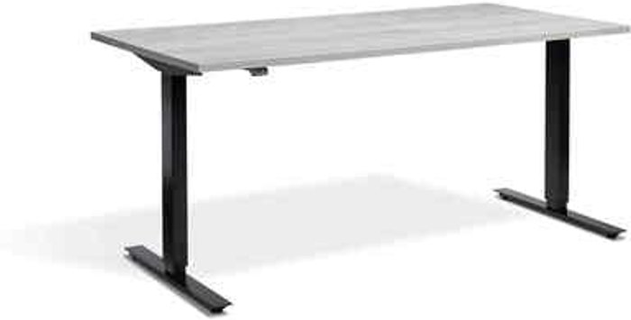 Office Monster | Lavoro Zero Dual Motor Desk 1800 x 800mm / Black / Cascina Pine Lavoro Zero Dual Motor Desk 1800 x 800mm / Black / Cascina Pine