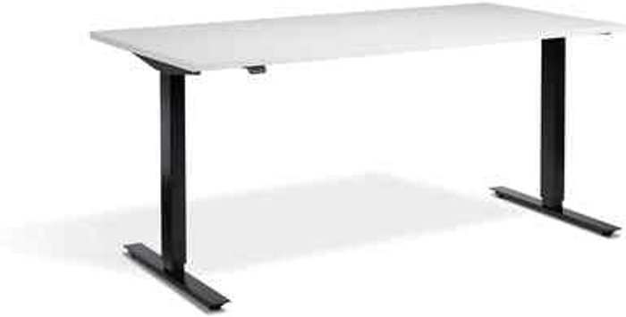 Office Monster | Lavoro Zero Dual Motor Desk 1600 x 700mm / Black / Grey Lavoro Zero Dual Motor Desk 1600 x 700mm / Black / Grey