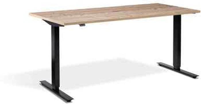 Office Monster | Lavoro Zero Dual Motor Desk 1400 x 800mm / Black / Timber Lavoro Zero Dual Motor Desk 1400 x 800mm / Black / Timber