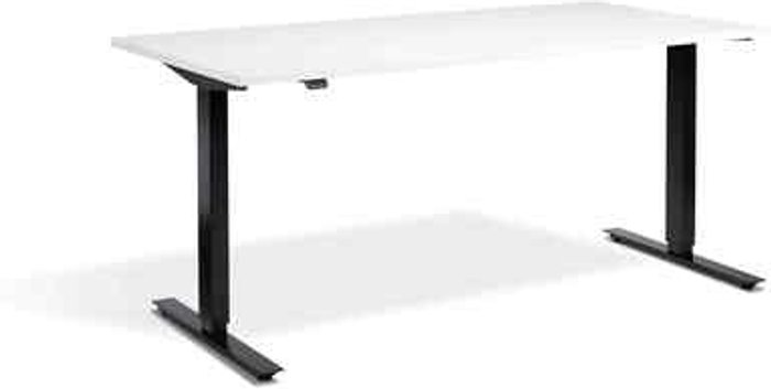 Office Monster | Lavoro Zero Dual Motor Desk 1800 x 800mm / Black / White Lavoro Zero Dual Motor Desk 1800 x 800mm / Black / White