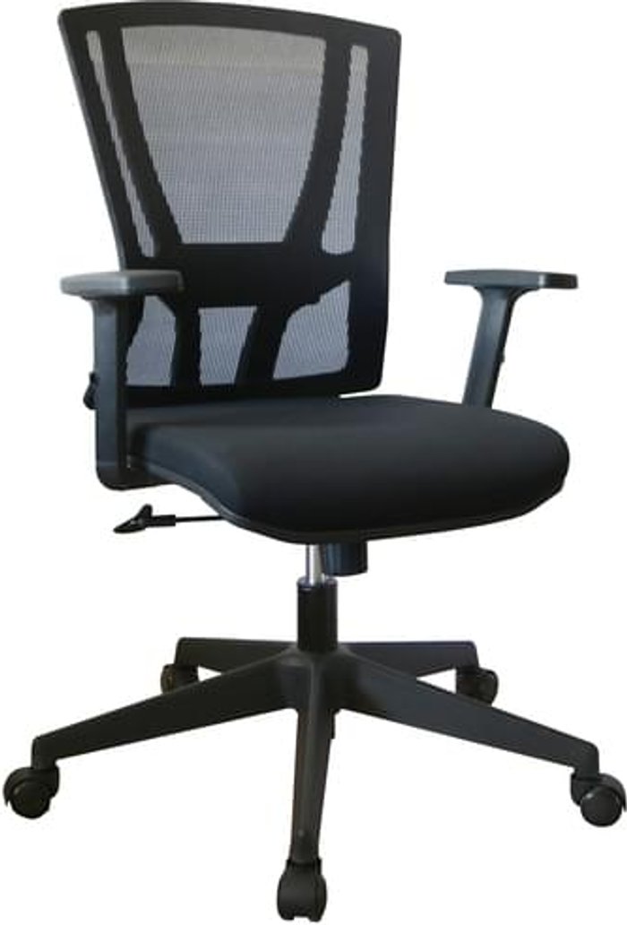 Office Monster | Darwin Holmfirth High Back Mesh Operator Chair With Height Adjustable Arms – Sliding Lumbar and Tilt Lock- Black Darwin Holmfirth High Back Mesh Operator Chair With Height Adjustable Arms – Sliding Lumbar and Tilt Lock- Black