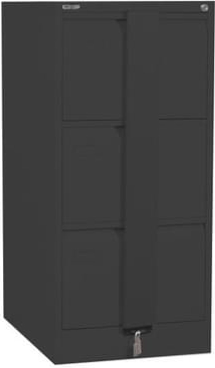 Office Monster | Executive Silverline Executive 3 Drawer Foolscap Filing Cabinet with Security Bar - Graphite Grey Executive Silverline Executive 3 Drawer Foolscap Filing Cabinet with Security Bar - Graphite Grey