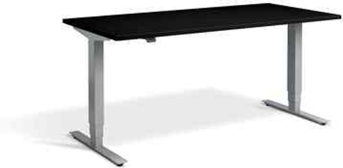 Office Monster | Lavoro Advance Dual Motor Desk 1400 x 800mm Silver/Black Lavoro Advance Dual Motor Desk 1400 x 800mm Silver/Black