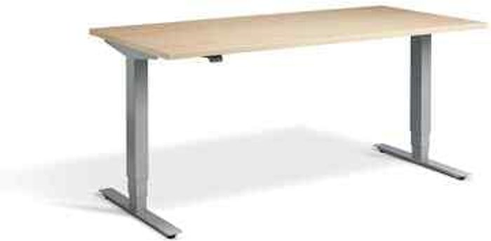 Office Monster | Lavoro Advance Dual Motor Desk 1400 x 800mm / Silver / Maple Lavoro Advance Dual Motor Desk 1400 x 800mm / Silver / Maple