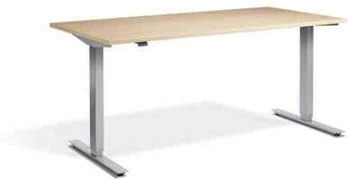 Office Monster | Lavoro Zero Dual Motor Desk 1200 x 800mm / Silver / Maple Lavoro Zero Dual Motor Desk 1200 x 800mm / Silver / Maple