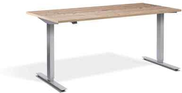 Office Monster | Lavoro Zero Dual Motor Desk 1200 x 800mm / Silver / Timber Lavoro Zero Dual Motor Desk 1200 x 800mm / Silver / Timber
