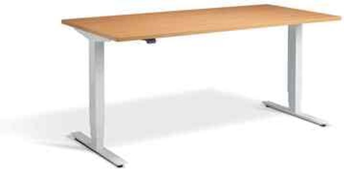 Office Monster | Lavoro Advance Dual Motor Desk 1200 x 700mm / White / Beech Lavoro Advance Dual Motor Desk 1200 x 700mm / White / Beech