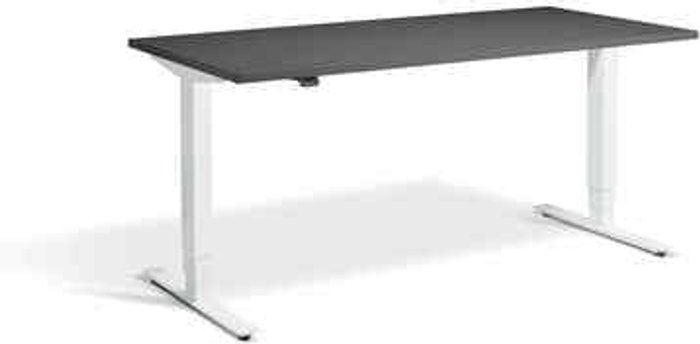 Office Monster | Lavoro Advance Dual Motor Desk 1200 x 800mm / White / Graphite Lavoro Advance Dual Motor Desk 1200 x 800mm / White / Graphite