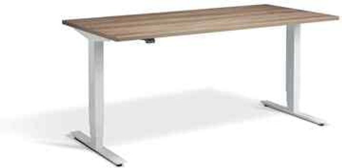 Office Monster | Lavoro Advance Dual Motor Desk 1400 x 800mm / White / Grey Nebraska Oak Lavoro Advance Dual Motor Desk 1400 x 800mm / White / Grey Nebraska Oak