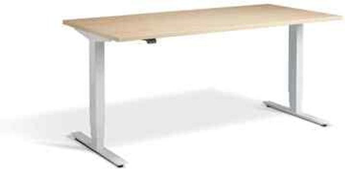 Office Monster | Lavoro Advance Dual Motor Desk 1600 x 800mm / White / Maple Lavoro Advance Dual Motor Desk 1600 x 800mm / White / Maple