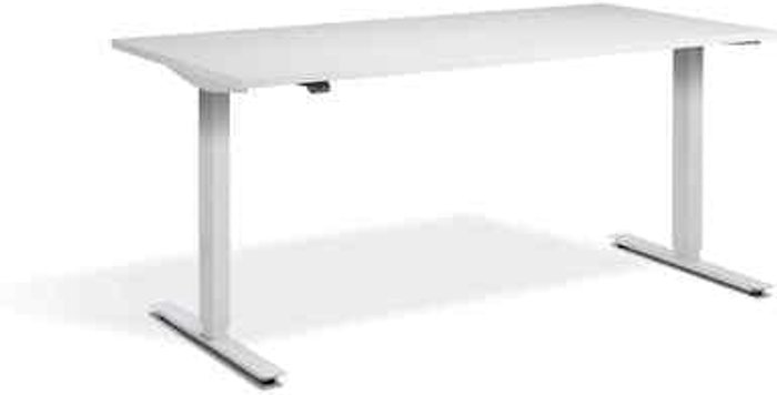 Office Monster | Lavoro Zero Dual Motor Desk 1200 x 700mm / White / Grey Lavoro Zero Dual Motor Desk 1200 x 700mm / White / Grey