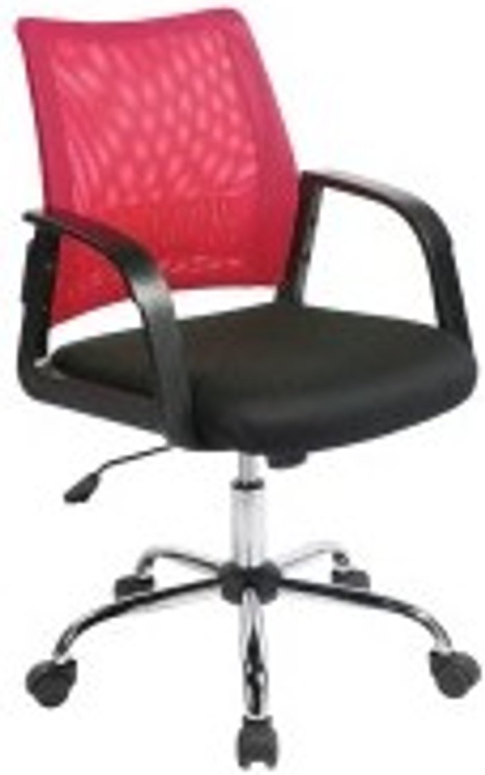 Office Monster | Darwin Sullivan Medium Mesh Back Task Operator Armchair with Chrome Base - Raspberry Darwin Sullivan Medium Mesh Back Task Operator Armchair with Chrome Base - Raspberry