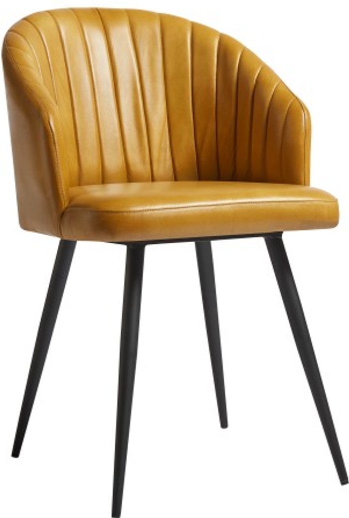 Office Monster | Darwin Broadway Tub Chair Leather Vintage Gold Darwin Broadway Tub Chair Leather Vintage Gold