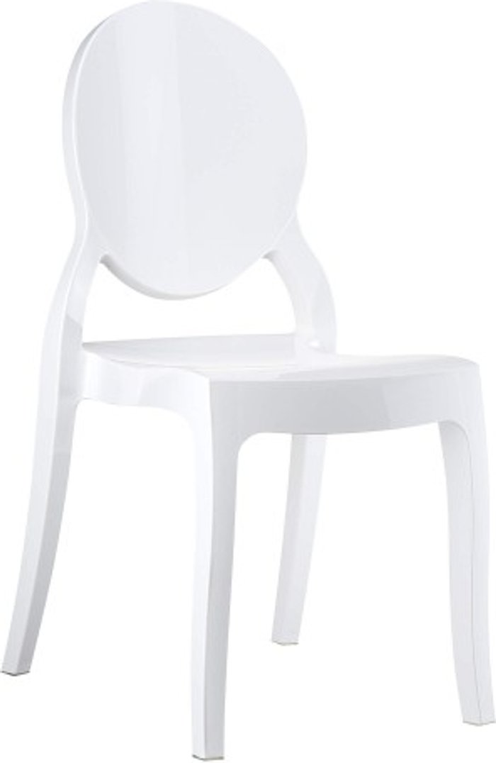 Office Monster | Darwin Kenton Side Chair Glossy White Darwin Kenton Side Chair Glossy White