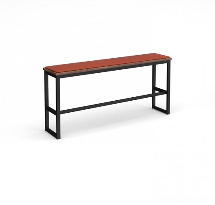 Office Monster | Social Spaces Otto Urban Poseur benching solution high bench 1650mm wide with upholstered seat pad - made to order Social Spaces Otto Urban Poseur benching solution high bench 1650mm wide with upholstered seat pad - made to order
