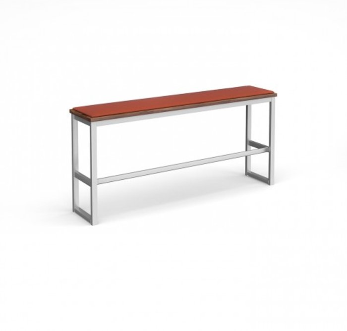 Office Monster | Social Spaces Otto Poseur benching solution high bench 1650mm wide with upholstered seat pad - made to order Social Spaces Otto Poseur benching solution high bench 1650mm wide with upholstered seat pad - made to order