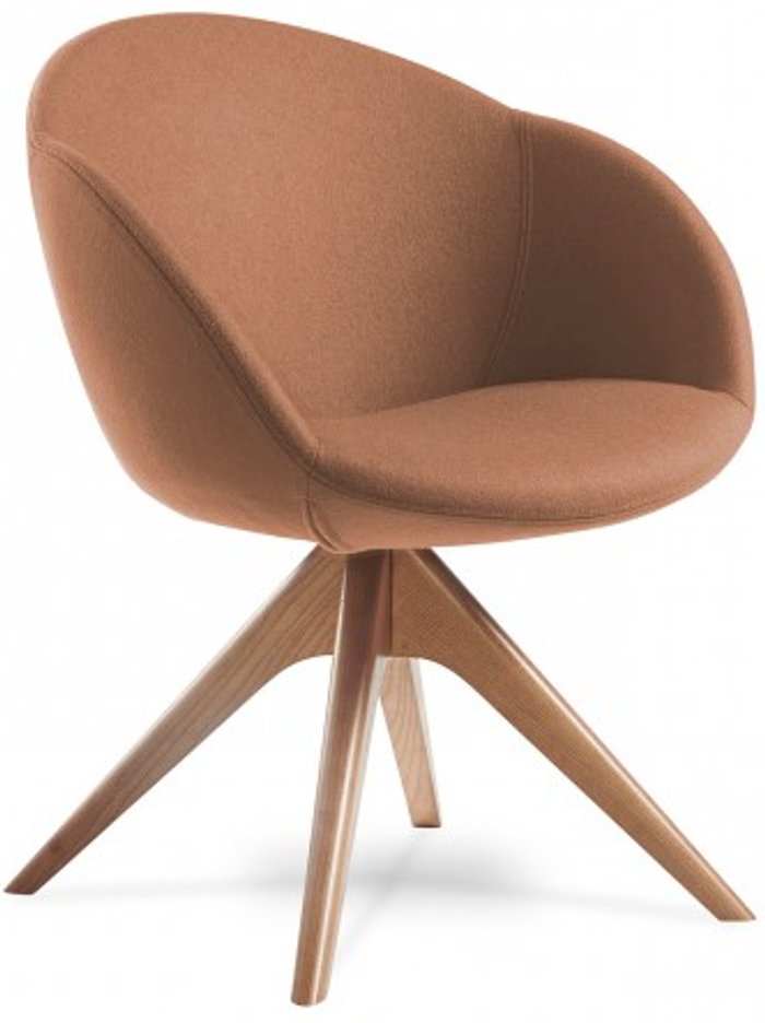 Office Monster | Social Spaces Joss single seater armchair with pyramid oak legs - made to order Social Spaces Joss single seater armchair with pyramid oak legs - made to order