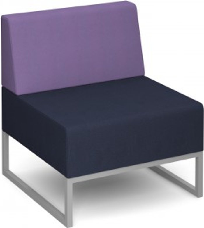 Office Monster | Social Spaces Nera modular soft seating single bench fully upholstered - made to order - Band B Social Spaces Nera modular soft seating single bench fully upholstered - made to order - Band B