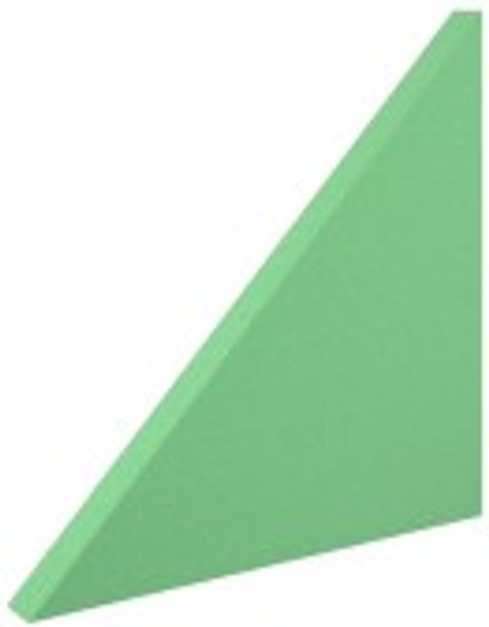 Office Monster | Social Spaces Piano acoustic 50mm thick small triangular wall tile 595mm x 595mm - made to order Social Spaces Piano acoustic 50mm thick small triangular wall tile 595mm x 595mm - made to order