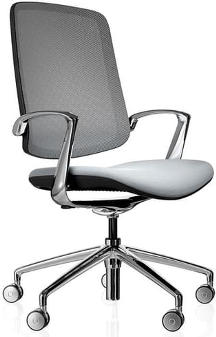 Office Monster | Trinetic Boss Designs Trinetic Office Chair with Polished Base and Castors Trinetic Boss Designs Trinetic Office Chair with Polished Base and Castors