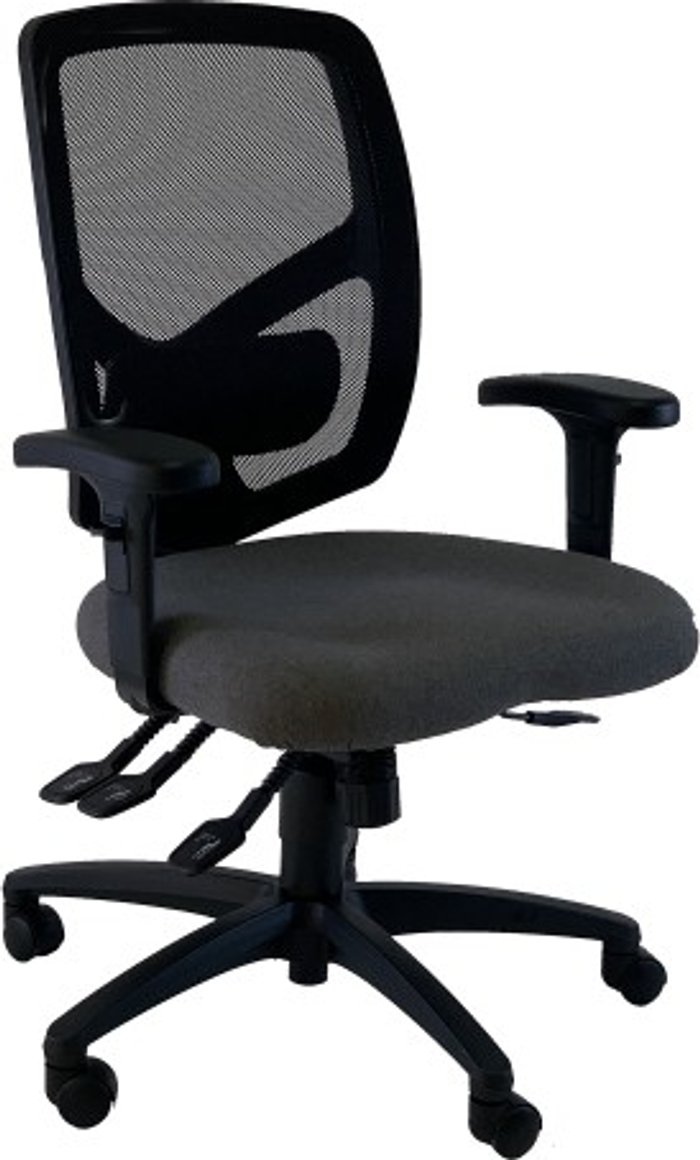 Office Monster | UNI UNI 12 Ergonomic Task Operator Chair Xtreme Havana Black fabric Height Adjustable Arms UNI UNI 12 Ergonomic Task Operator Chair Xtreme Havana Black fabric Height Adjustable Arms