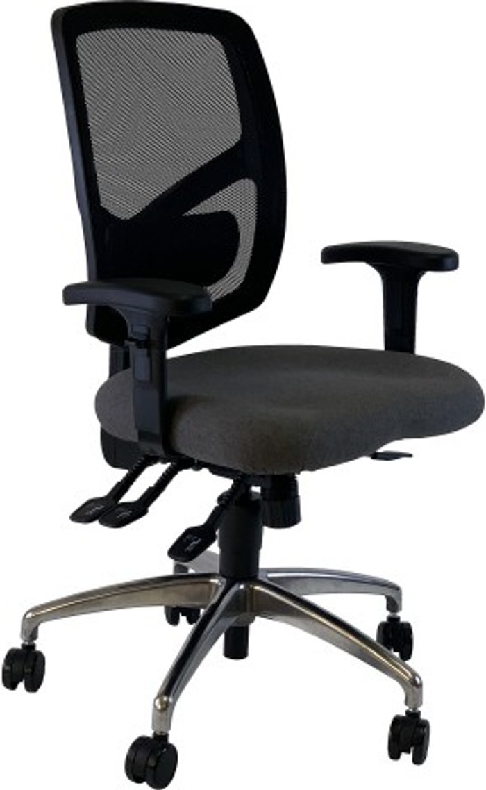Office Monster | UNI UNI 12 Ergonomic Task Operator Chair Havana Black Chrome Base Height Adjustable Arms UNI UNI 12 Ergonomic Task Operator Chair Havana Black Chrome Base Height Adjustable Arms