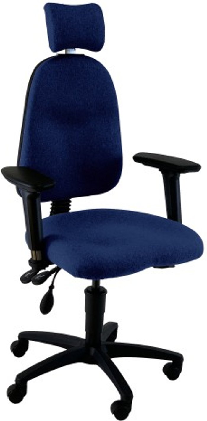 Office Monster | UNI UNI 1 Ergonomic Task Operator Chair Scuba Blue Multi-function Arms Headrest UNI UNI 1 Ergonomic Task Operator Chair Scuba Blue Multi-function Arms Headrest