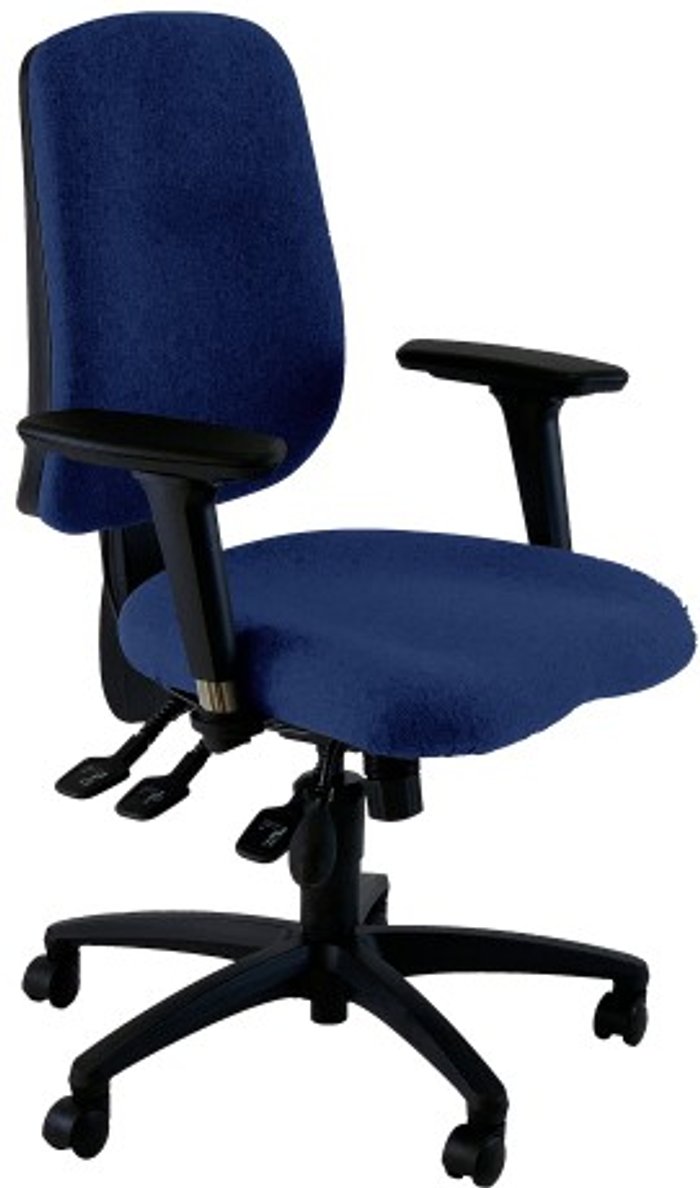 Office Monster | UNI UNI 3 Ergonomic Task Operator Chair Scuba Blue Multi-function Arms UNI UNI 3 Ergonomic Task Operator Chair Scuba Blue Multi-function Arms