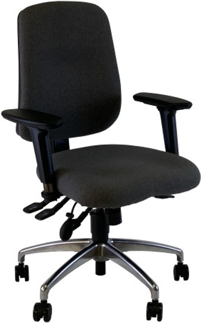 Office Monster | UNI UNI 3 Ergonomic Task Operator Chair Havana Black Chrome Base Multi-function Arms UNI UNI 3 Ergonomic Task Operator Chair Havana Black Chrome Base Multi-function Arms
