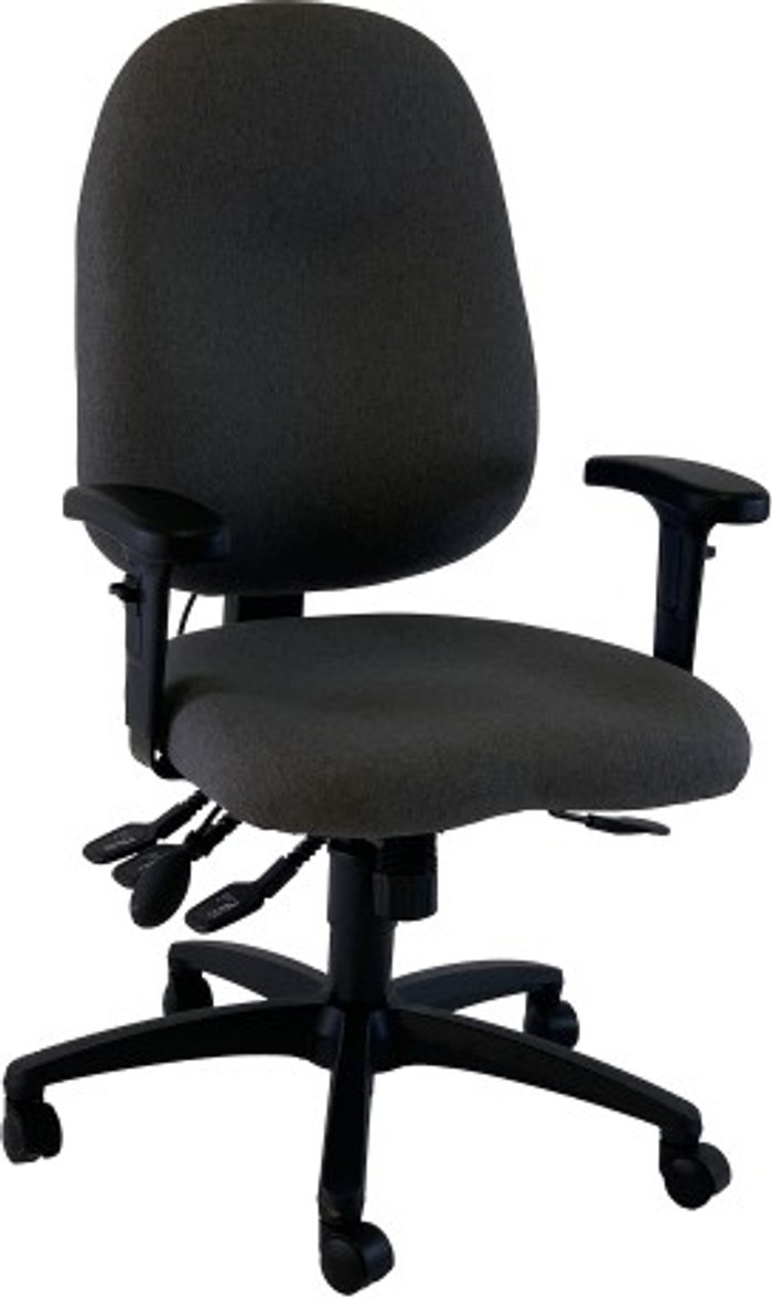 Office Monster | UNI UNI 5 Ergonomic Task Operator Chair Xtreme Havana Black fabric Height Adjustable Arms UNI UNI 5 Ergonomic Task Operator Chair Xtreme Havana Black fabric Height Adjustable Arms