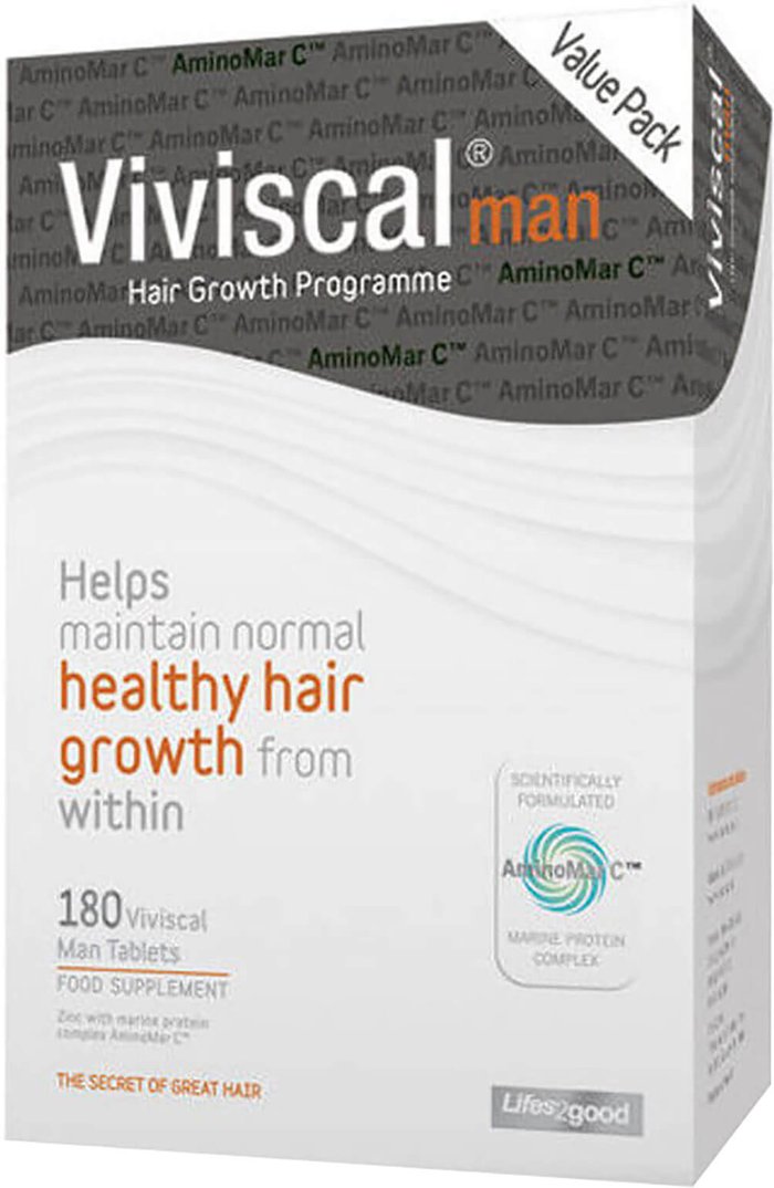 The Hut UK | Viviscal Viviscal Man 3 Month Supply (180 Tabs) Viviscal Viviscal Man 3 Month Supply (180 Tabs)