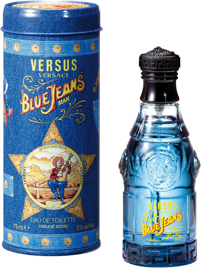 Mankind UK | Versace Versace Blue Jeans Eau de Toilette 75ml - Blue Versace Versace Blue Jeans Eau de Toilette 75ml - Blue