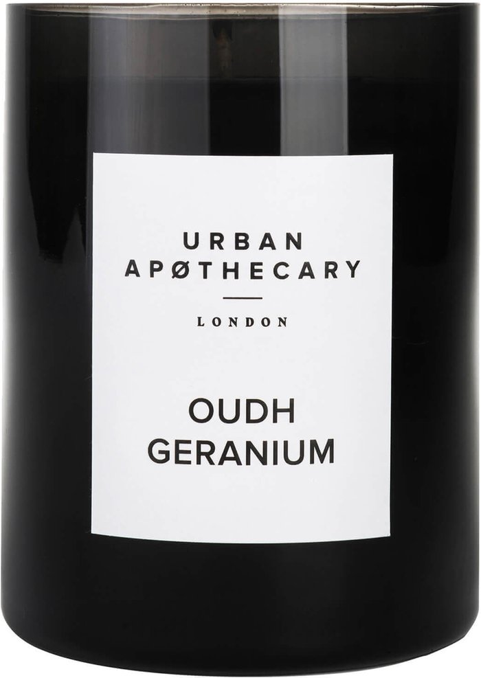 The Hut UK | Urban Apothecary Urban Apothecary Oudh Geranium Luxury Candle 300g Urban Apothecary Urban Apothecary Oudh Geranium Luxury Candle 300g