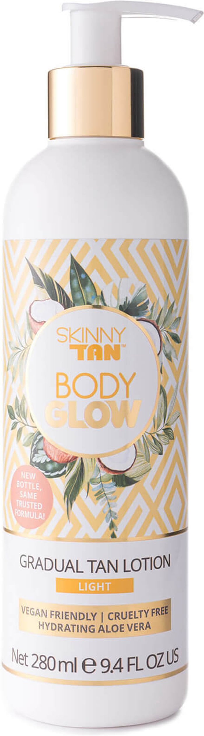 Mankind UK | Skinny Tan Body Glow by SKINNY TAN Light Lotion 280ml Skinny Tan Body Glow by SKINNY TAN Light Lotion 280ml