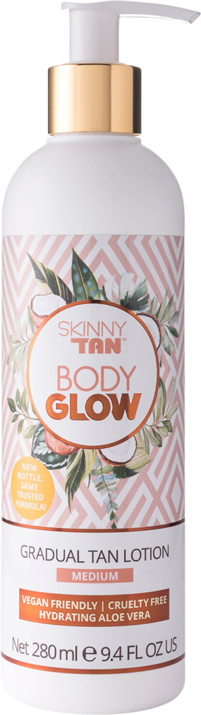Mankind UK | Skinny Tan Body Glow by SKINNY TAN Medium Lotion 280ml Skinny Tan Body Glow by SKINNY TAN Medium Lotion 280ml