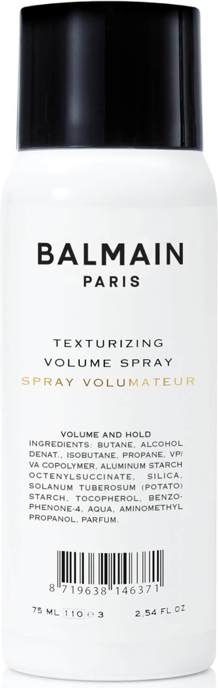 Mankind UK | Balmain Paris Hair Couture Balmain Texturizing Volume Spray - Travel Size Balmain Paris Hair Couture Balmain Texturizing Volume Spray - Travel Size