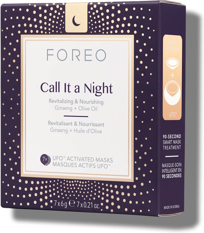 Mankind UK | Foreo FOREO Call it a Night UFO/UFO Mini Nourishing and Revitalising Face Mask (7 Pack) Foreo FOREO Call it a Night UFO/UFO Mini Nourishing and Revitalising Face Mask (7 Pack)