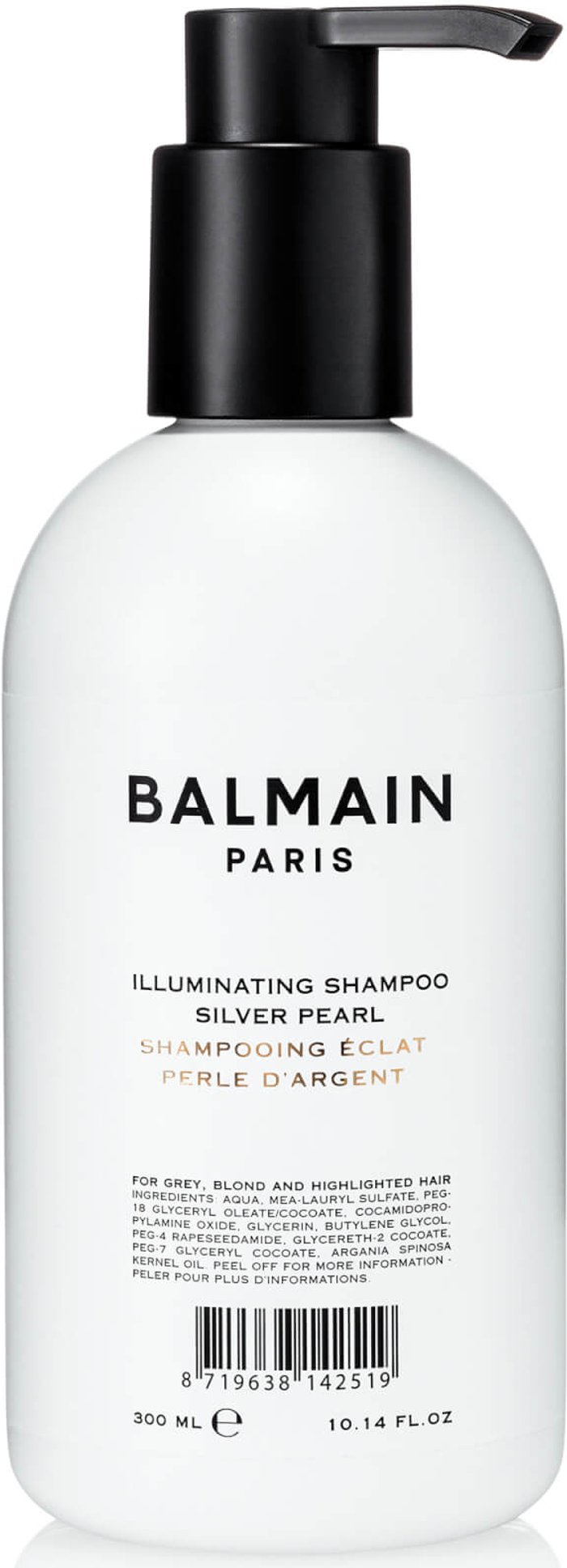 Mankind UK | Balmain Paris Hair Couture Balmain Hair Illuminating Shampoo - Silver Pearl 300ml Balmain Paris Hair Couture Balmain Hair Illuminating Shampoo - Silver Pearl 300ml